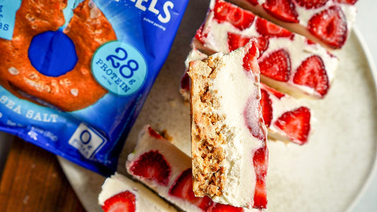 Crisp Power Strawberry Protein Pretzel Salad