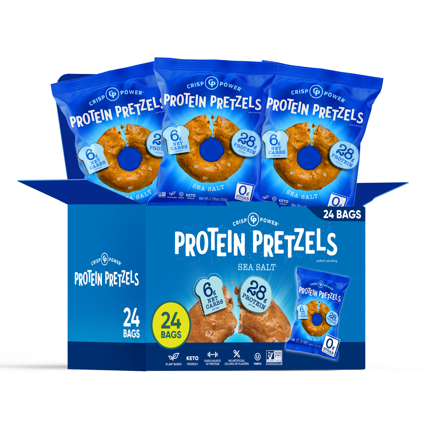 Sea Salt - Protein Pretzels