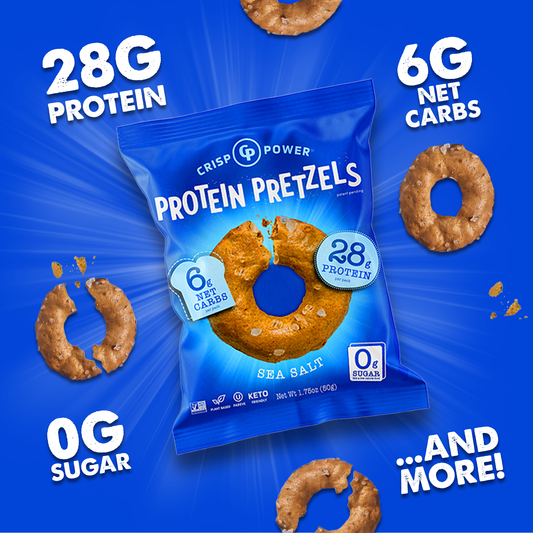 Sea Salt - Protein Pretzels