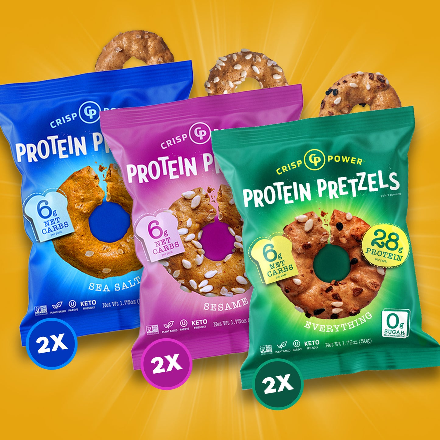 Variety Pack - Protein Pretzels