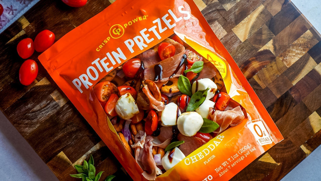 Caprese Prosciutto Protein Pretzels