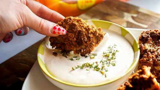 Crispy Cheddar Air Fried Chicken