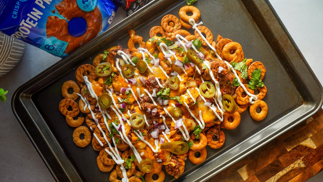 Loaded Protein Pretzel Nachos