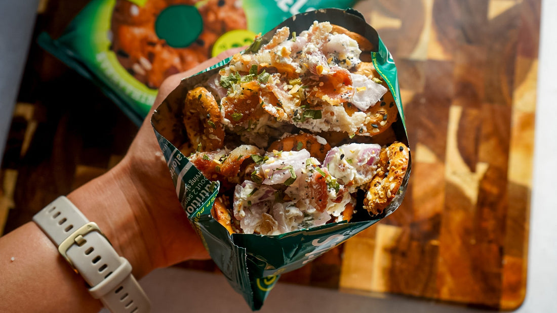 Loaded Cream Cheese Everything Bagel in a Bag