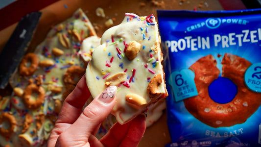 Peanut Butter Caramel Funfetti Bark
