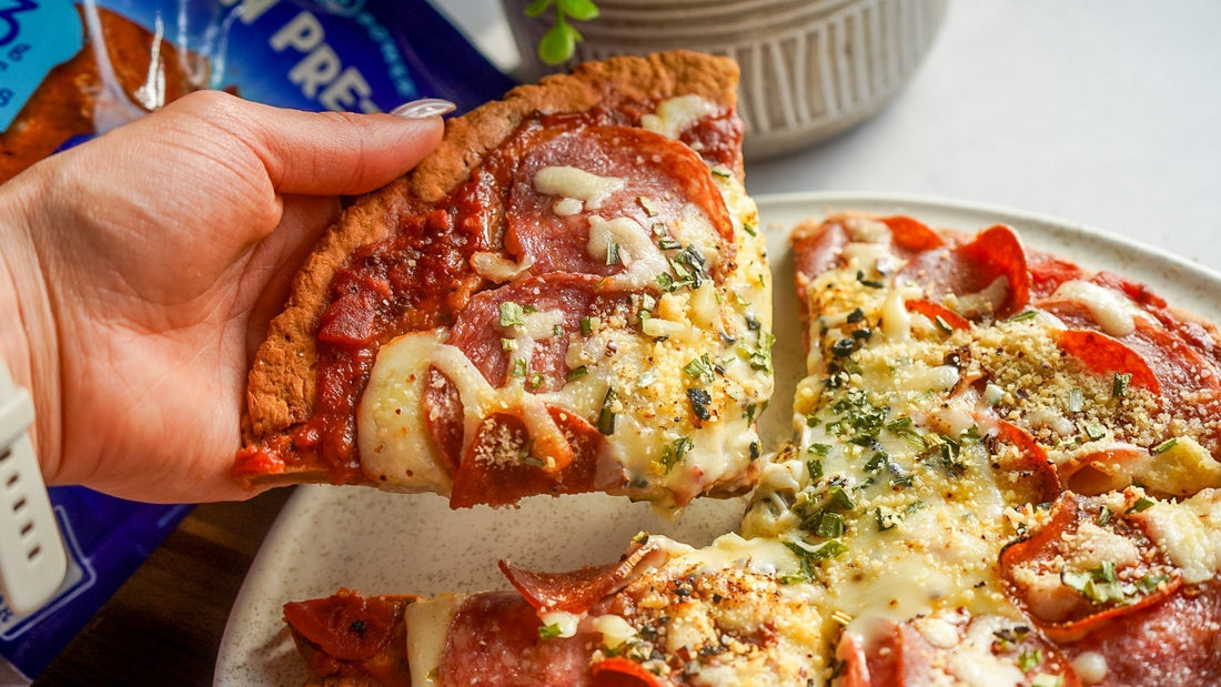 Protein Pretzel Pizza Crust