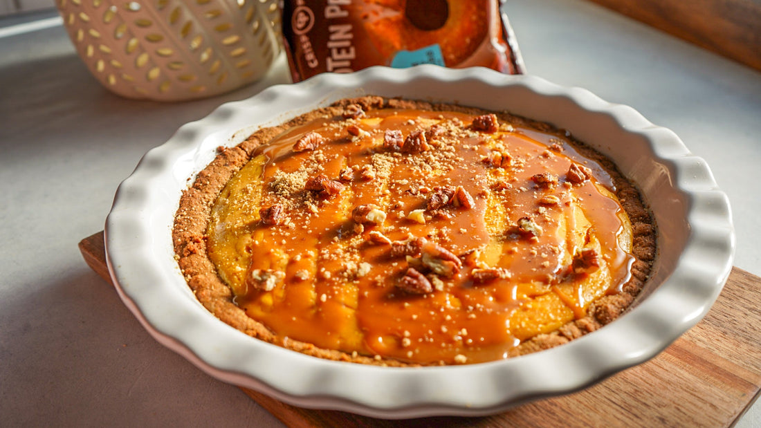 Protein Pretzel Pumpkin Pie | Crisp Power