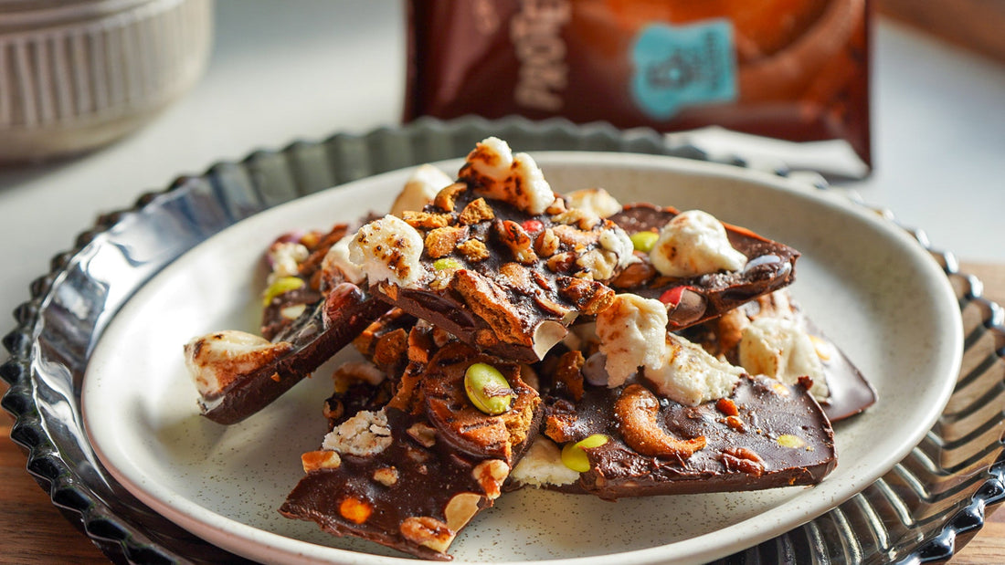S'mores Protein Pretzel Bark | Crisp Power
