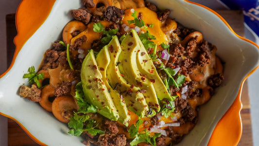 High Protein, High Fiber Taco Lasagna