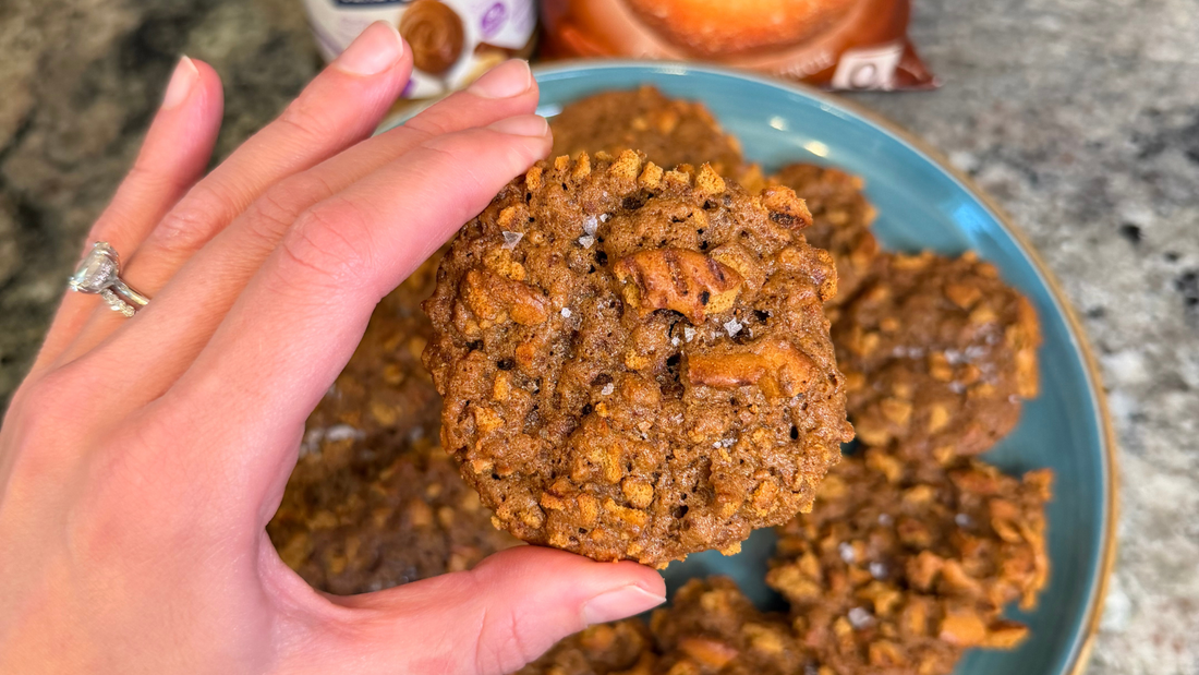 Cinnamon Crunch Peanut Butter Cookies
