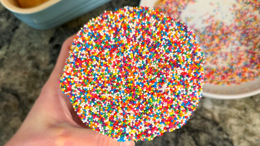 Cinnamon Crunch Dot Cake