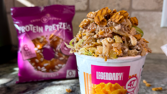 High-Protein Animal Style Cheeseburger Pasta Salad