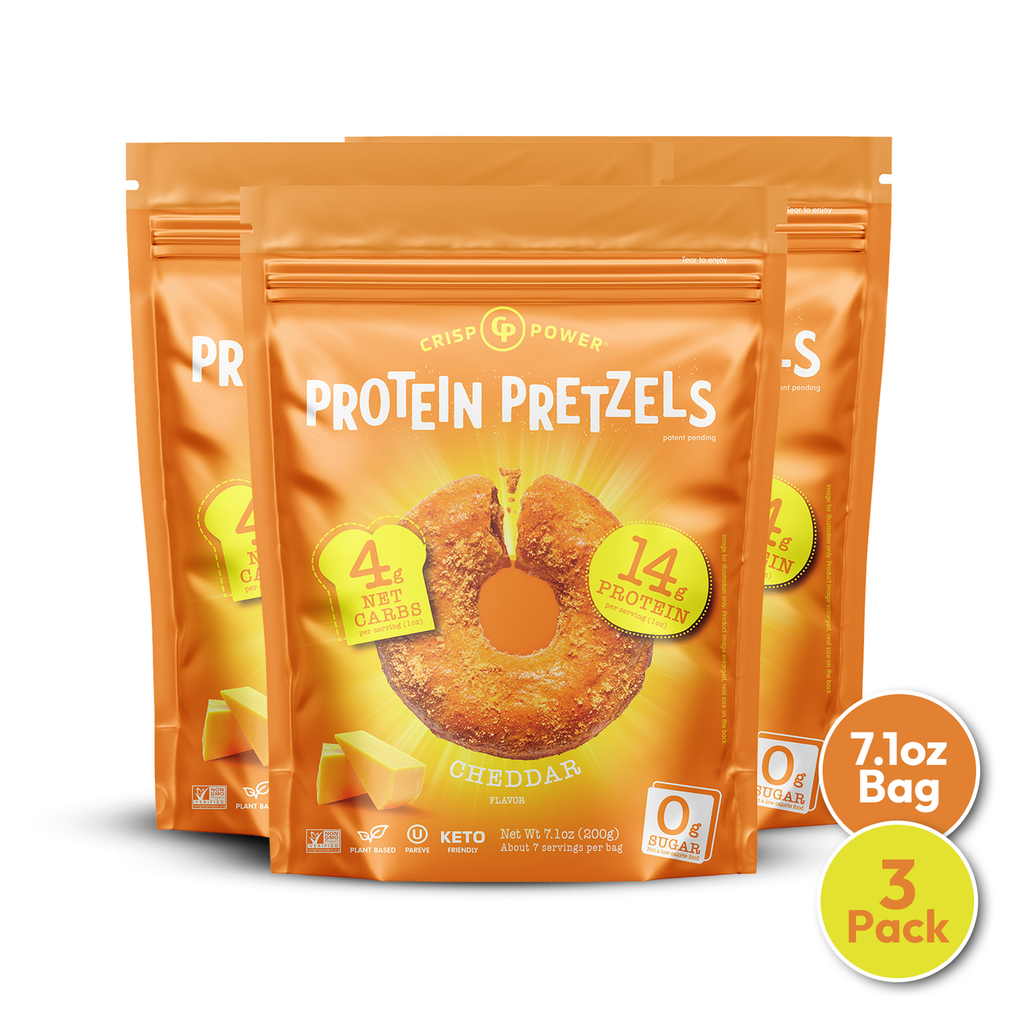 Cheddar 7.1 Oz Bag - 3 Pack