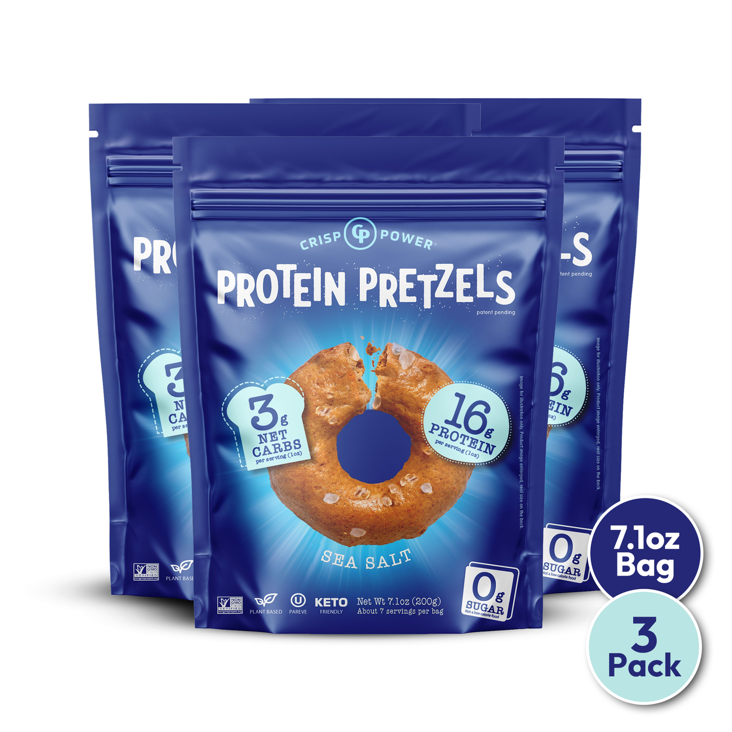 Sea Salt 7.1 Oz Bag - 3 Pack