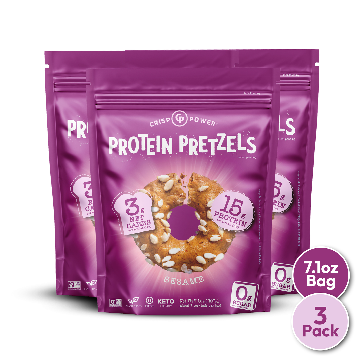 Sesame 7.1 Oz Bag - 3 Pack