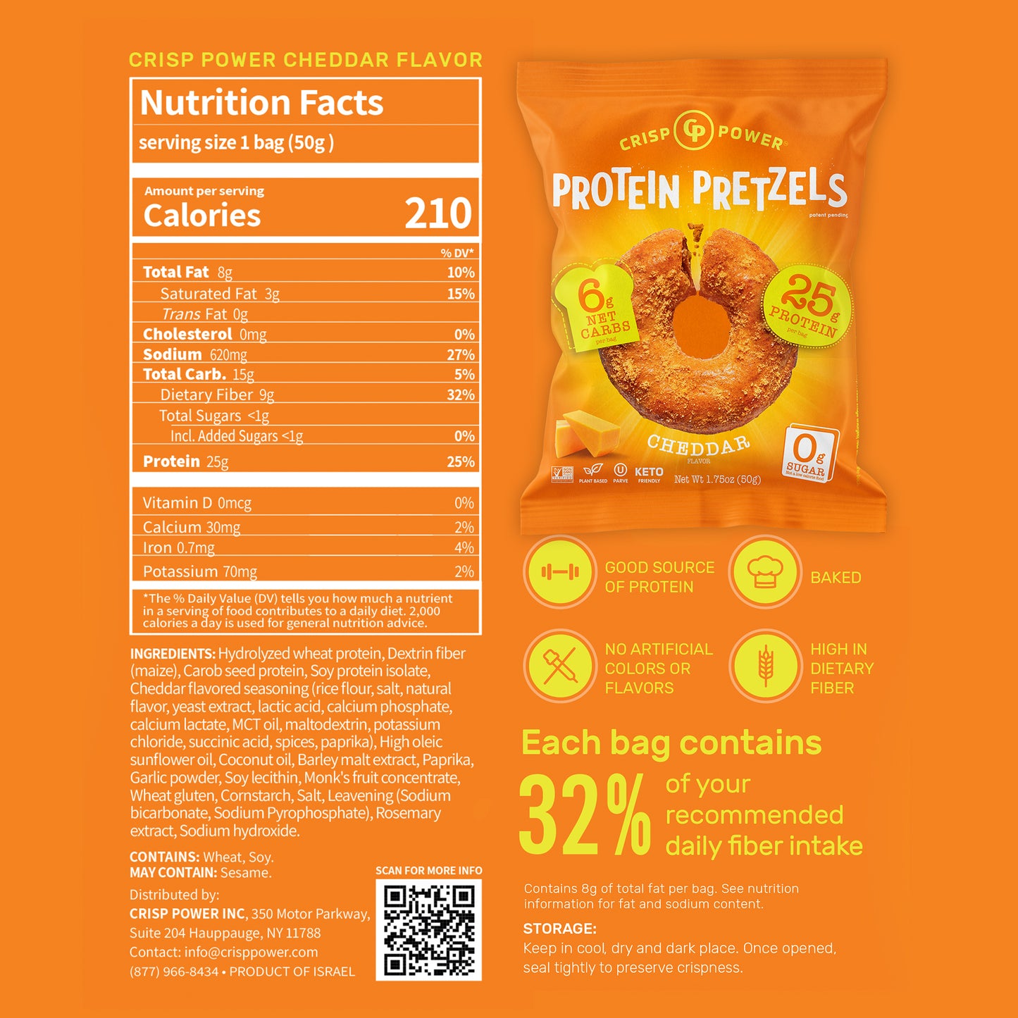 Cheddar - Protein Pretzels
