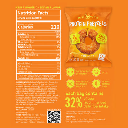 Cheddar - Protein Pretzels