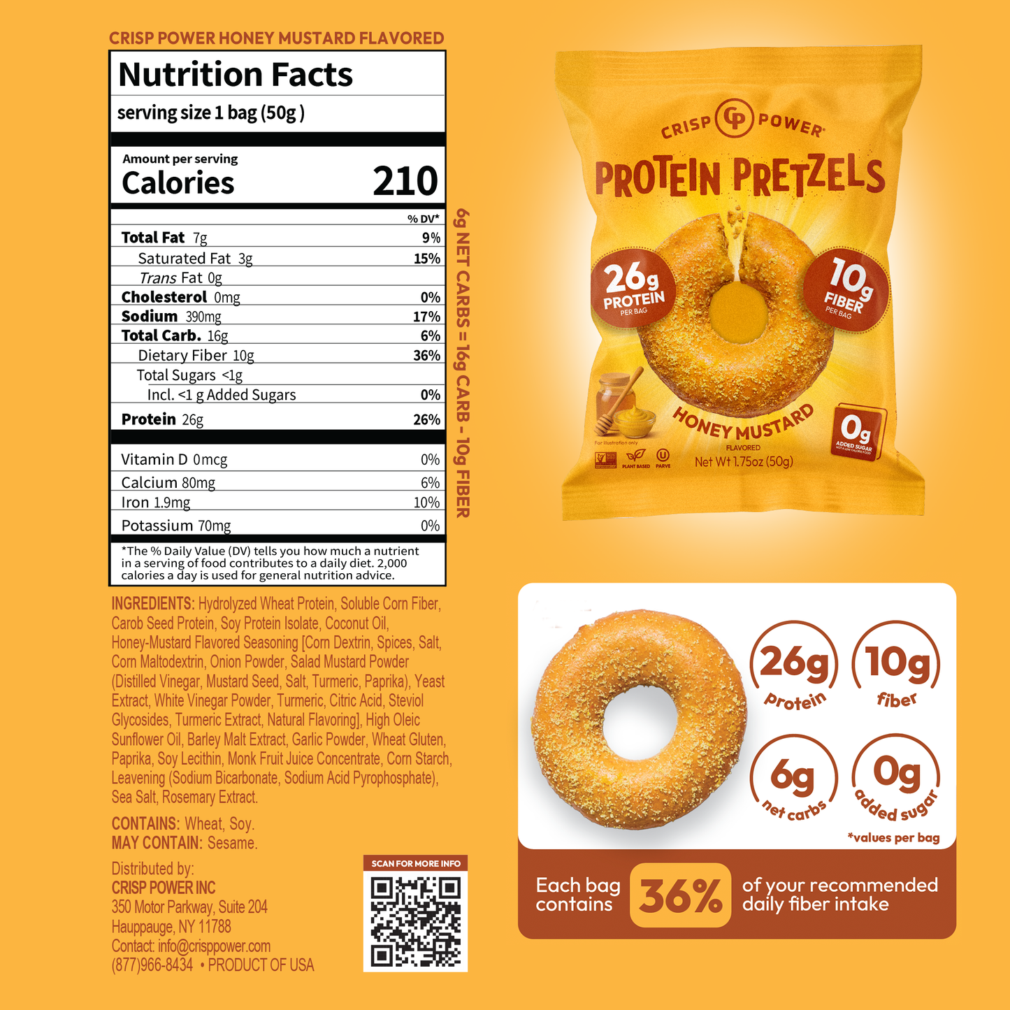 Honey Mustard - Protein Pretzels
