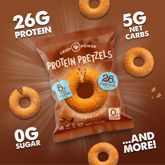 Cinnamon Crunch - Protein Pretzels