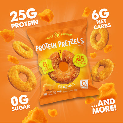 Cheddar - Protein Pretzels