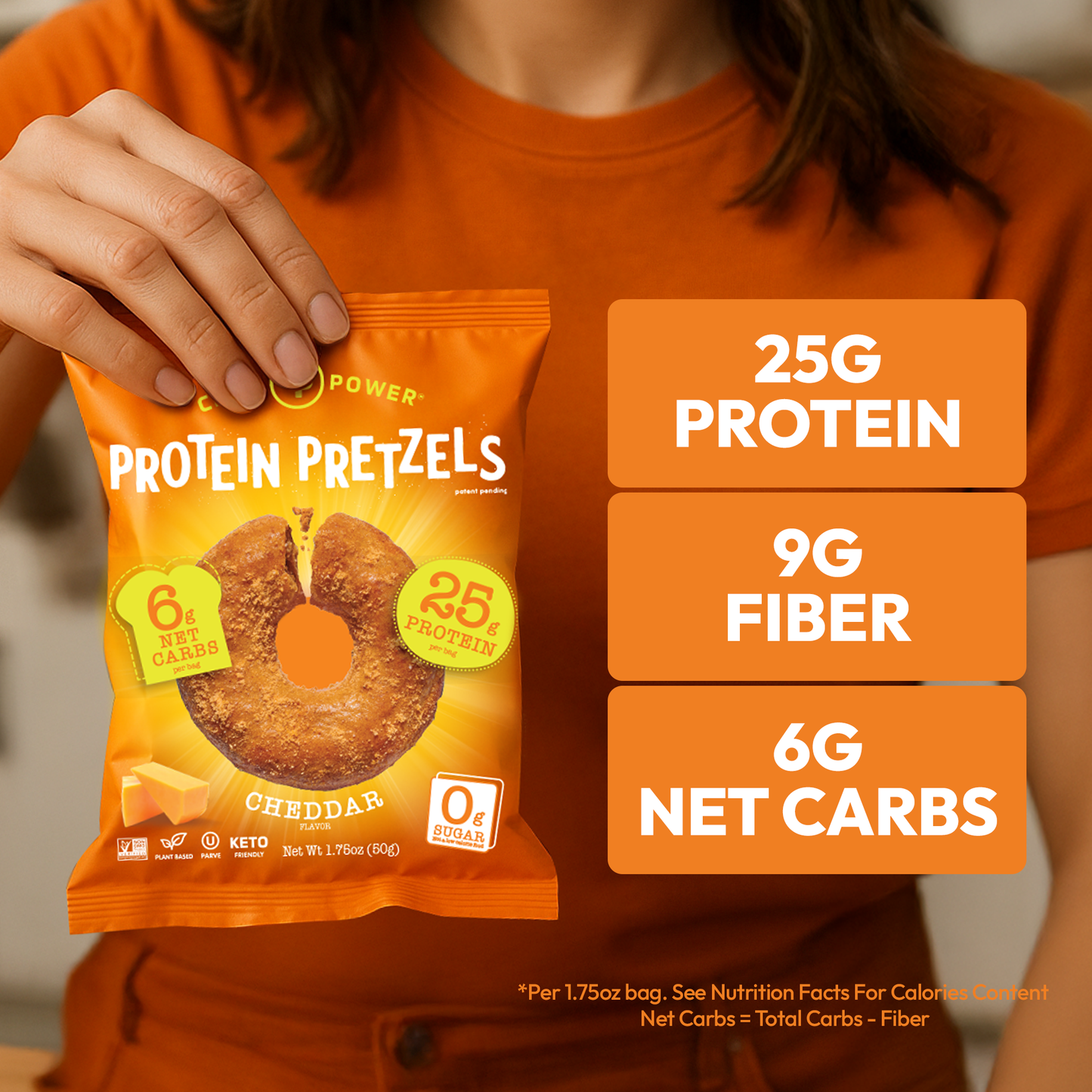 Cheddar - Protein Pretzels