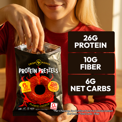 Flamin' Crunch - Protein Pretzels