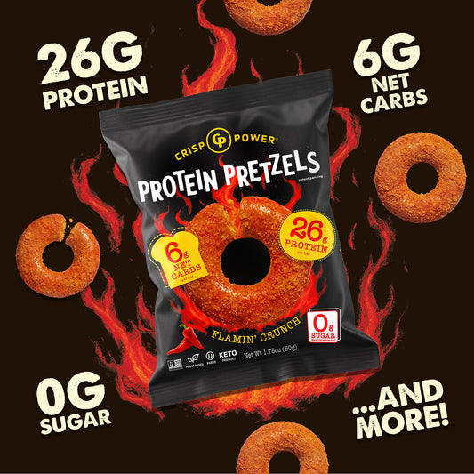 Flamin' Crunch - Protein Pretzels
