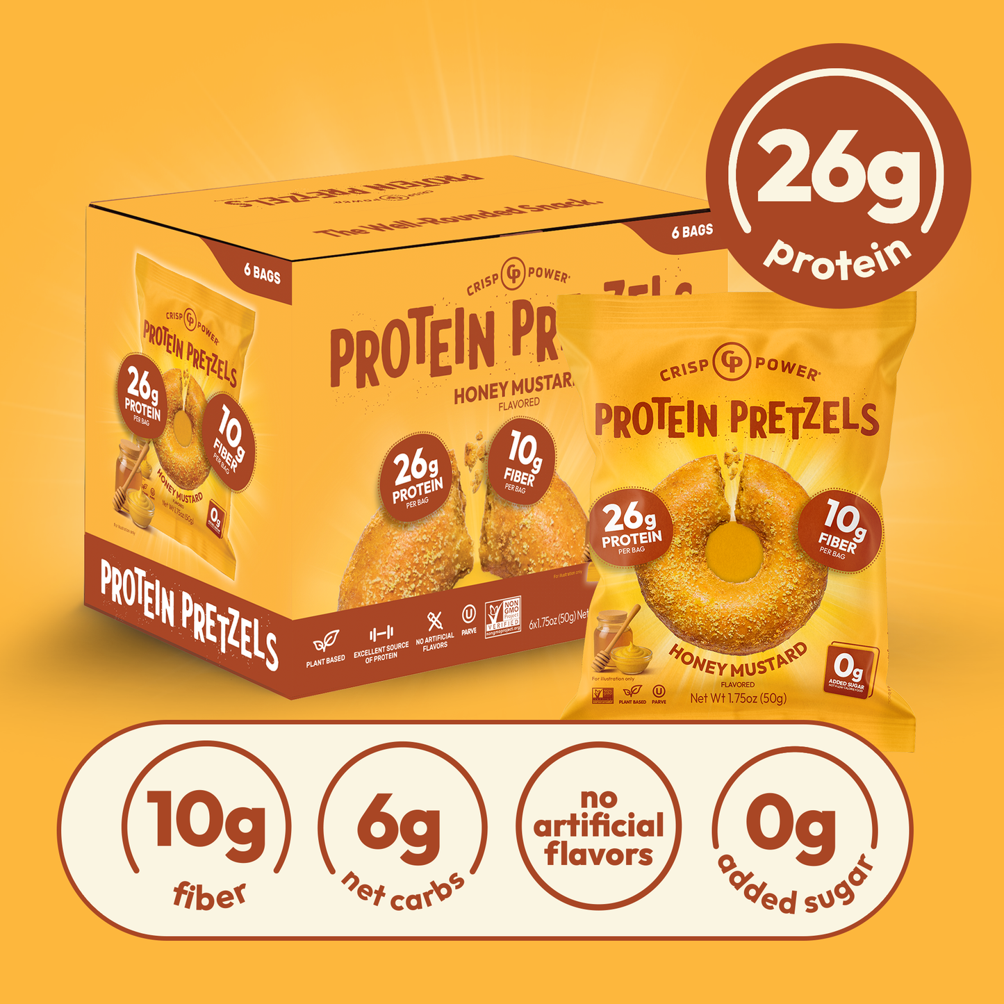 Honey Mustard - Protein Pretzels