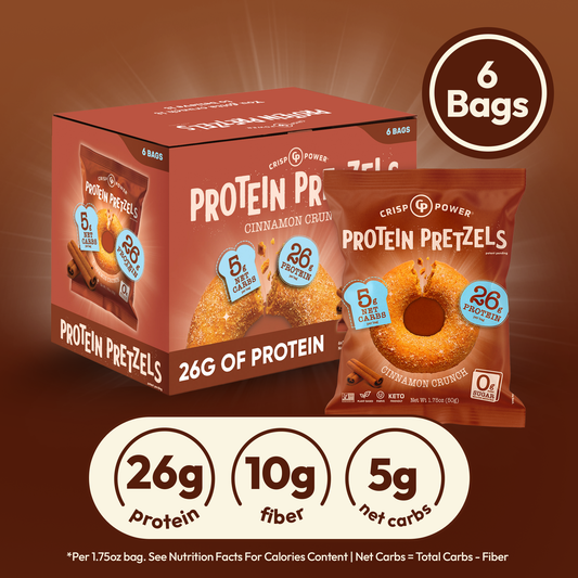 Cinnamon Crunch - Protein Pretzels