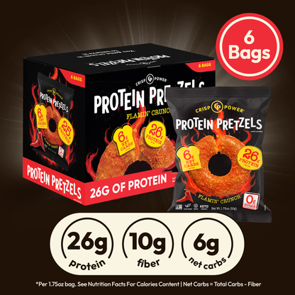 Flamin' Crunch - Protein Pretzels