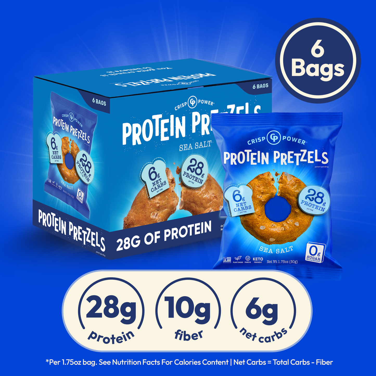 Sea Salt - Protein Pretzels