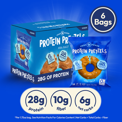 Sea Salt - Protein Pretzels