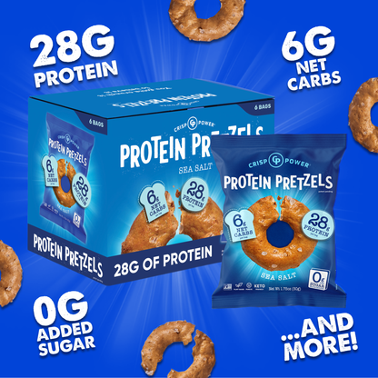 Sea Salt - Protein Pretzels